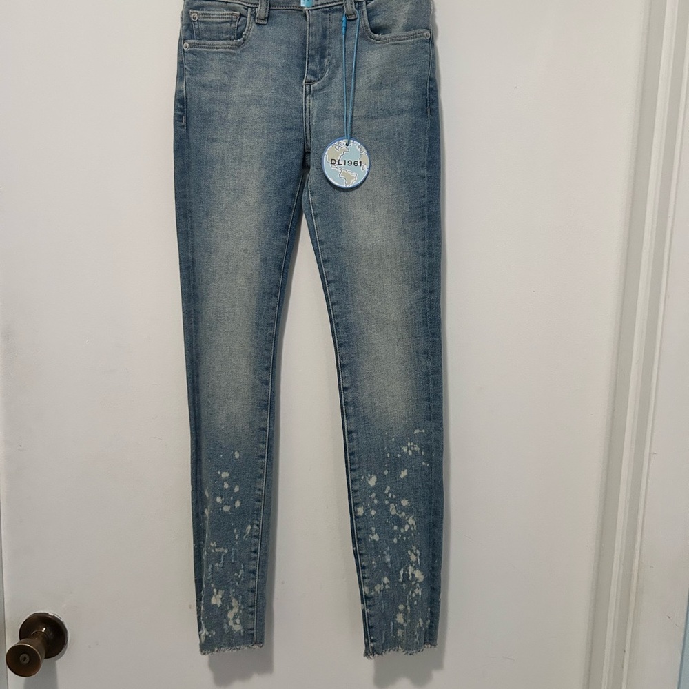 DL1961 Kids Light Blue Distressed Jeans